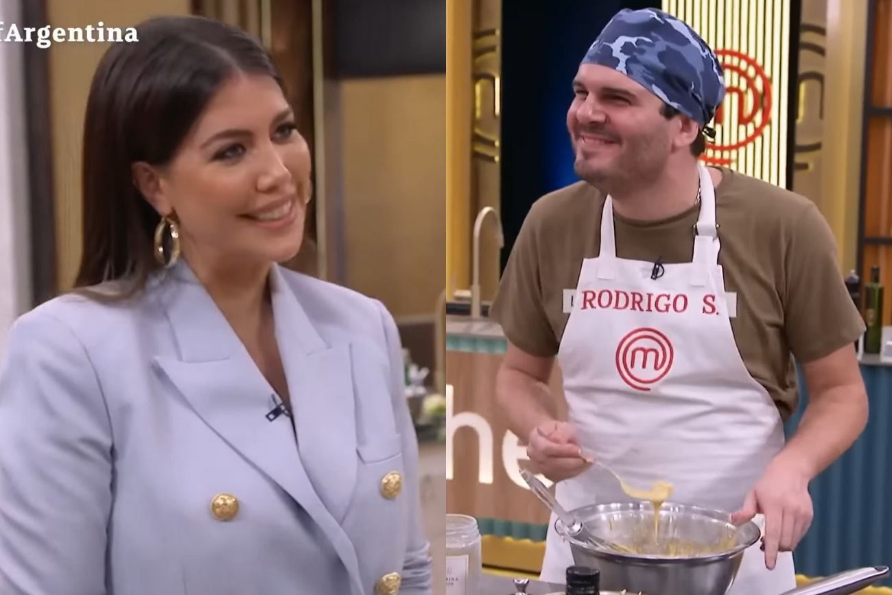 Rodrigo de "MasterChef" le preguntó a Wanda Nara si estaba soltera (Collage web)