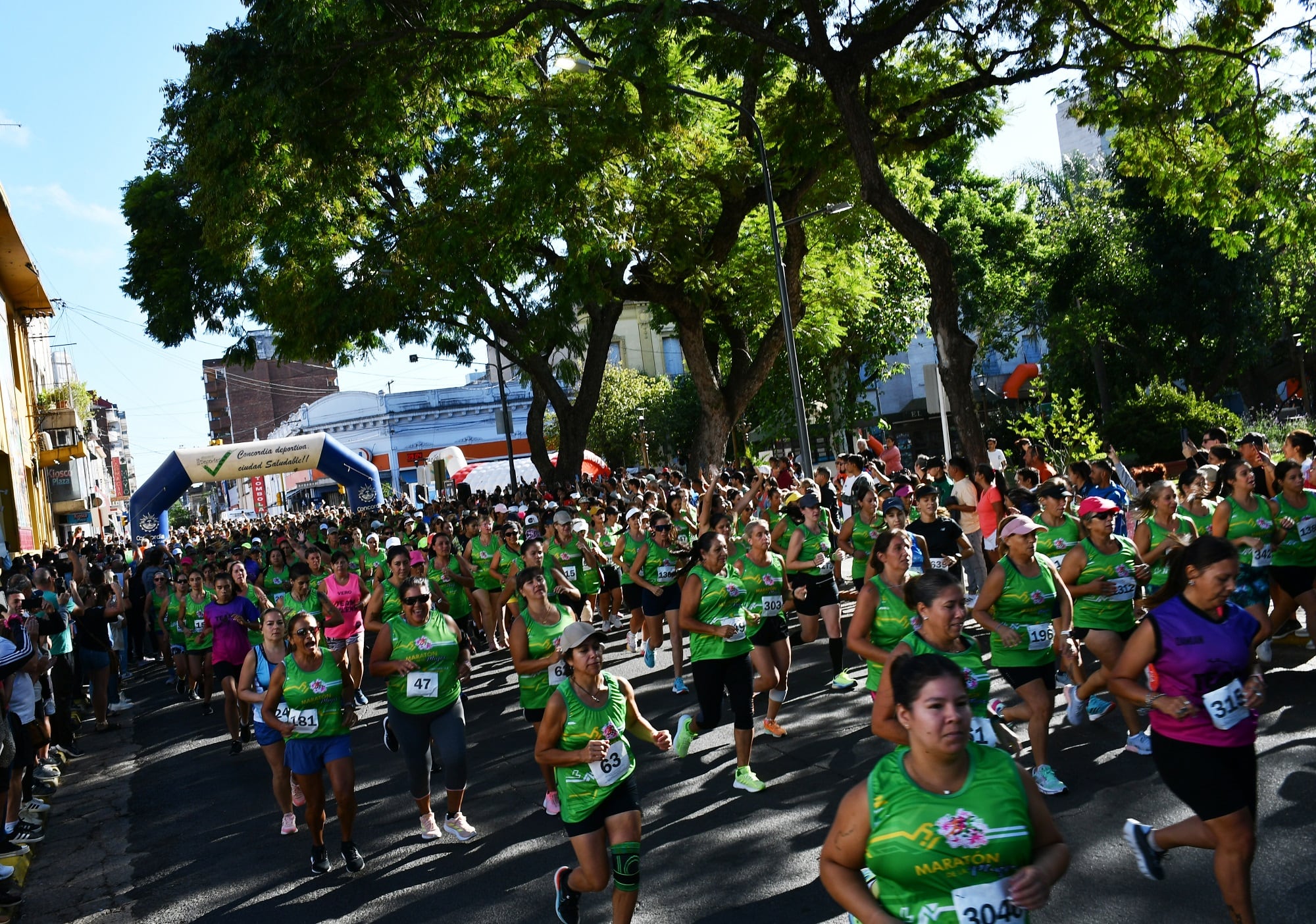 Concordia vivió una multitudinaria edición de la Maratón de la Mujer