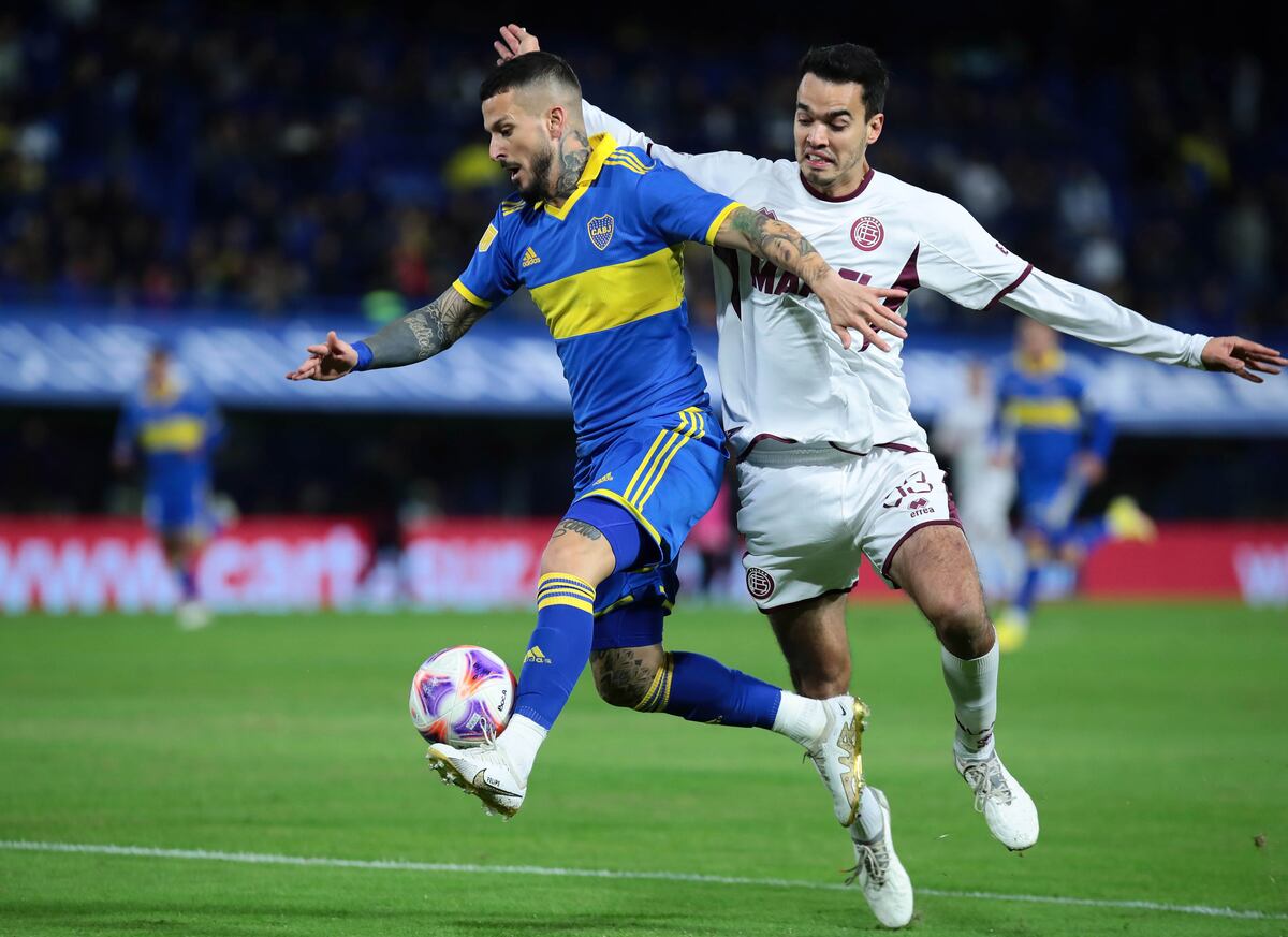 En un final agónico, Boca empató 1 a 1 con Lanús en la Bombonera por la Liga Profesional