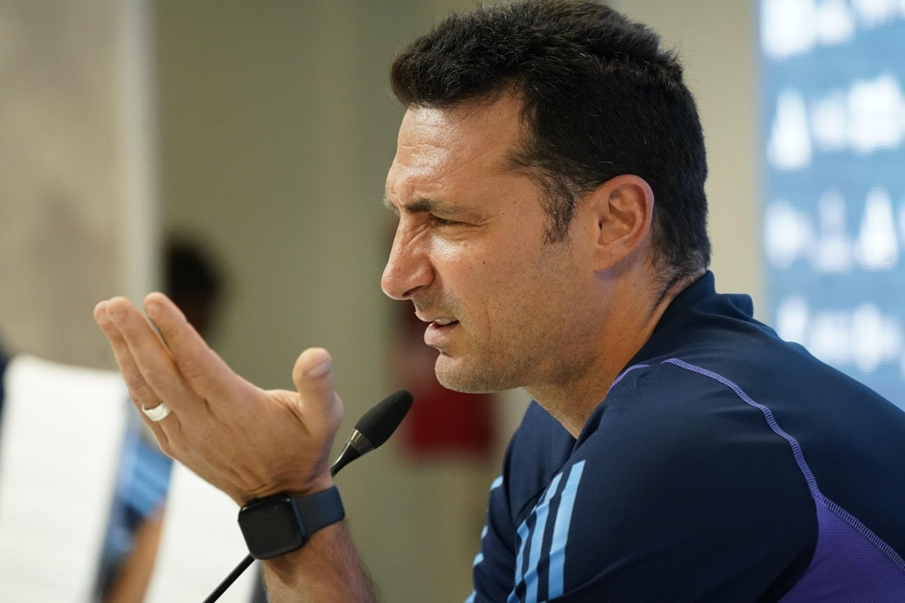 Lionel Scaloni, sobre la ausencia del "Papu" Gómez.