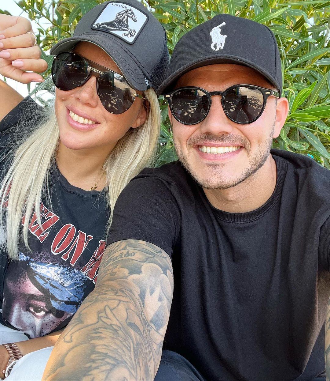 Wanda Nara y Mauro Icardi (Foto: @mauroicardi)