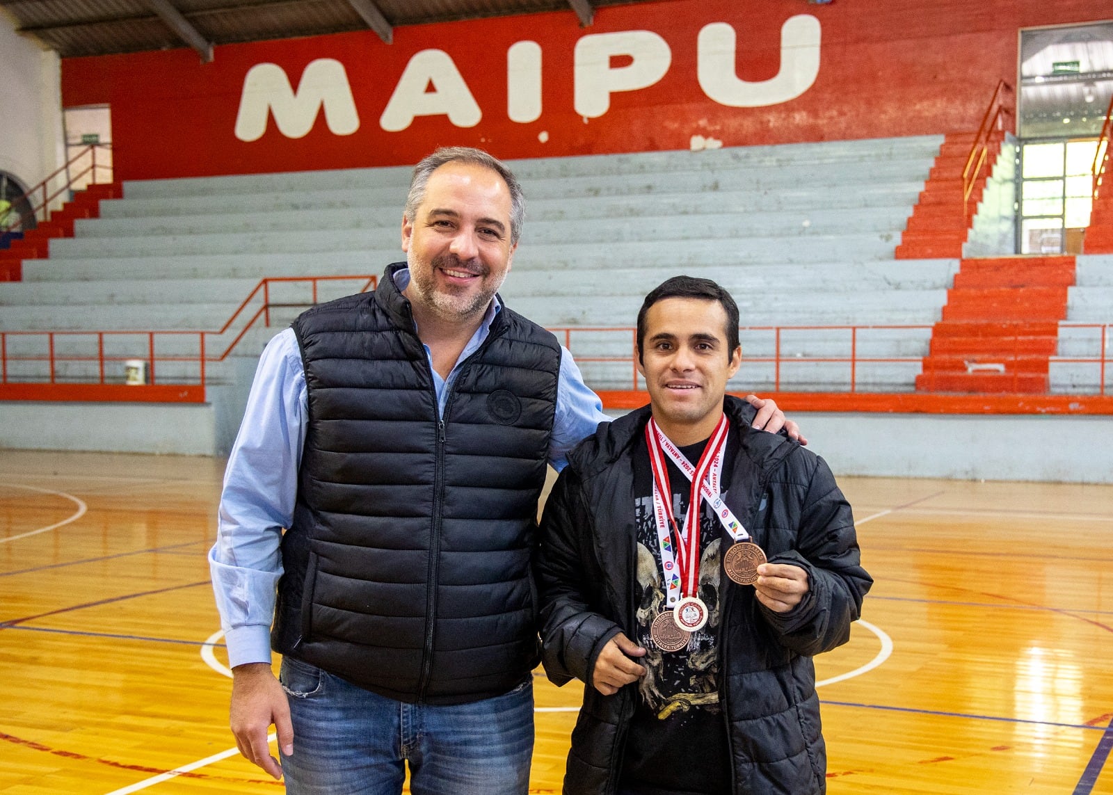 Maipú tiene un medallista internacional.