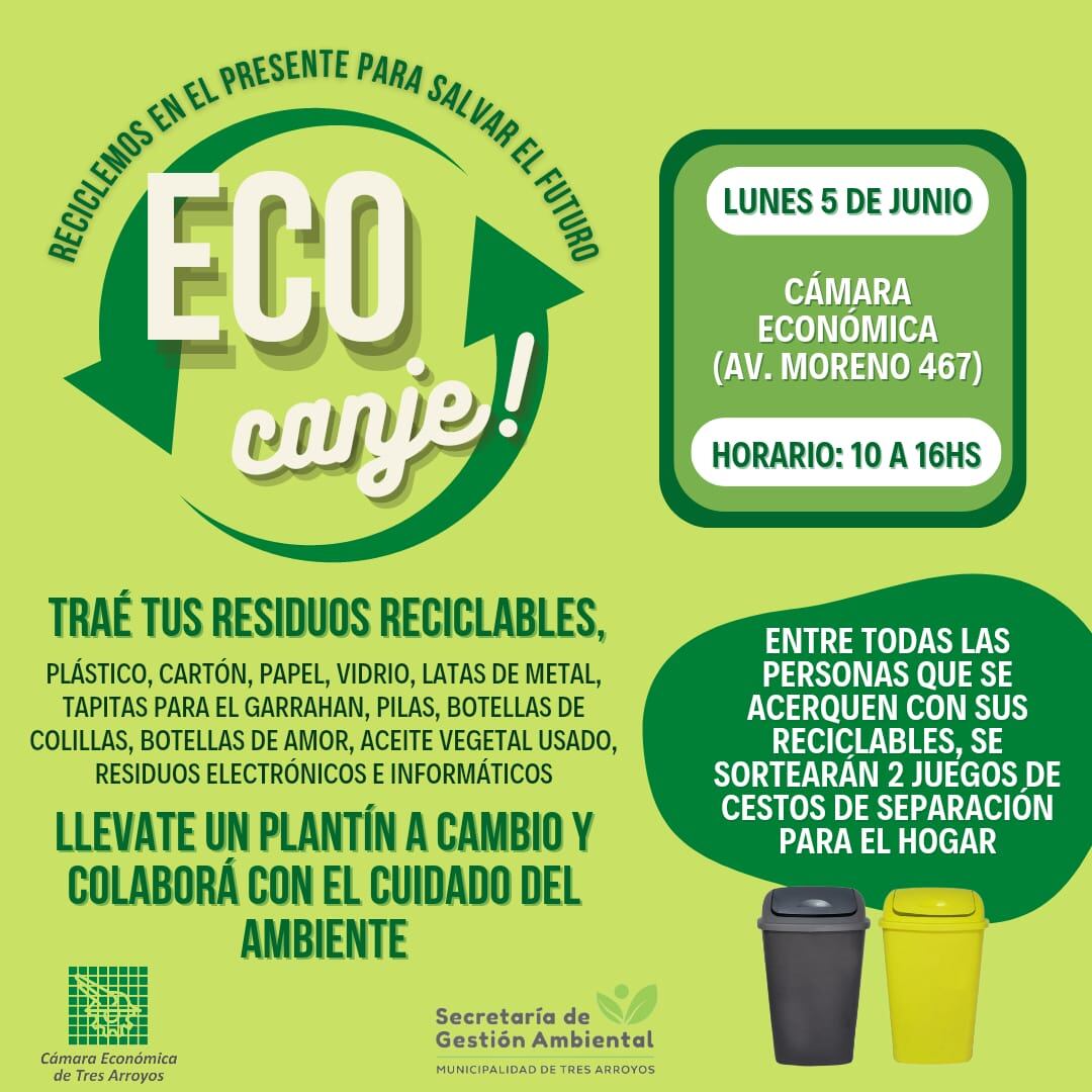 Jornada de Eco Canje en Tres Arroyos