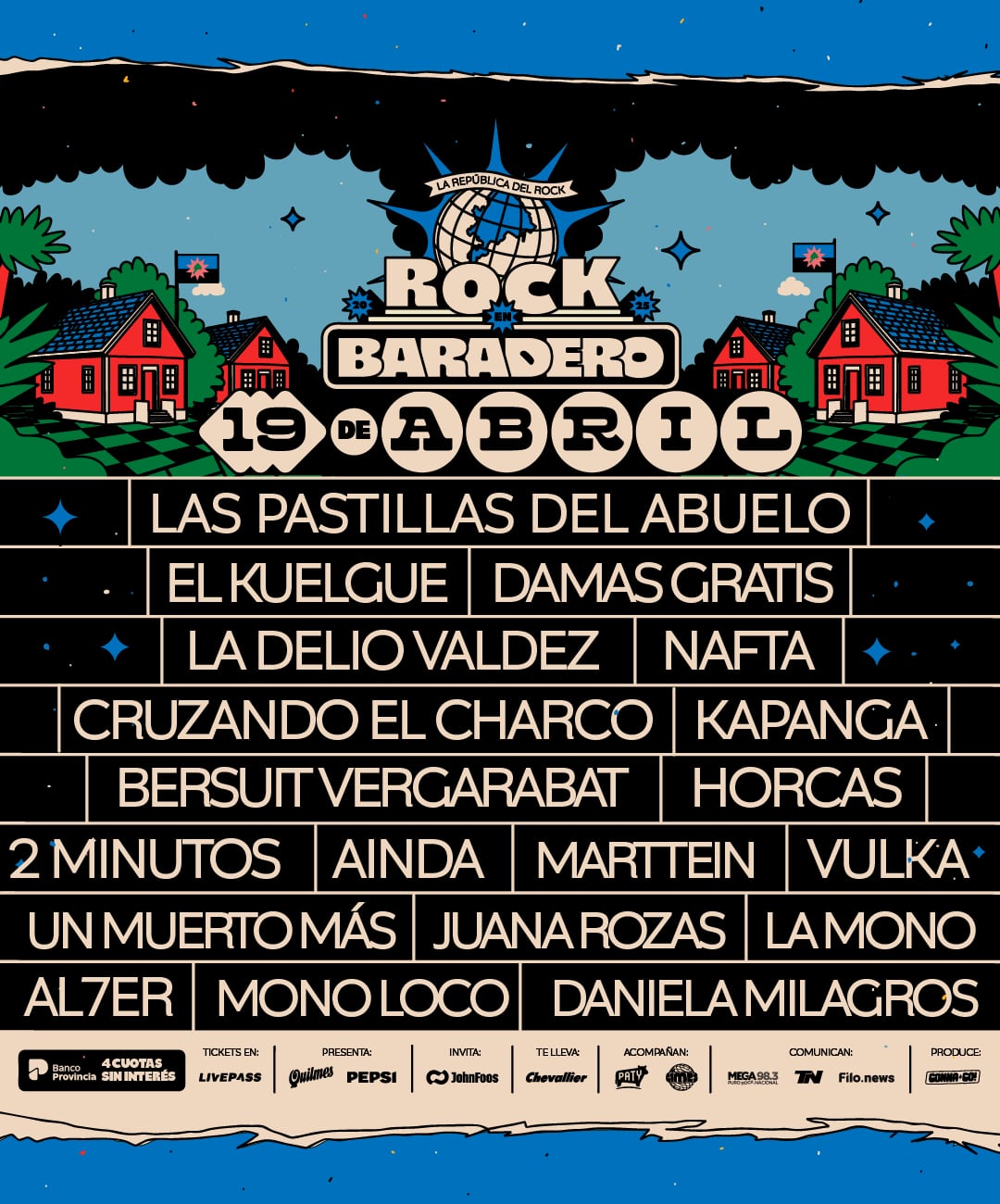 Rock en Baradero anunció su grilla del 2025: qué artistas se presenta cada día y precios de entradas