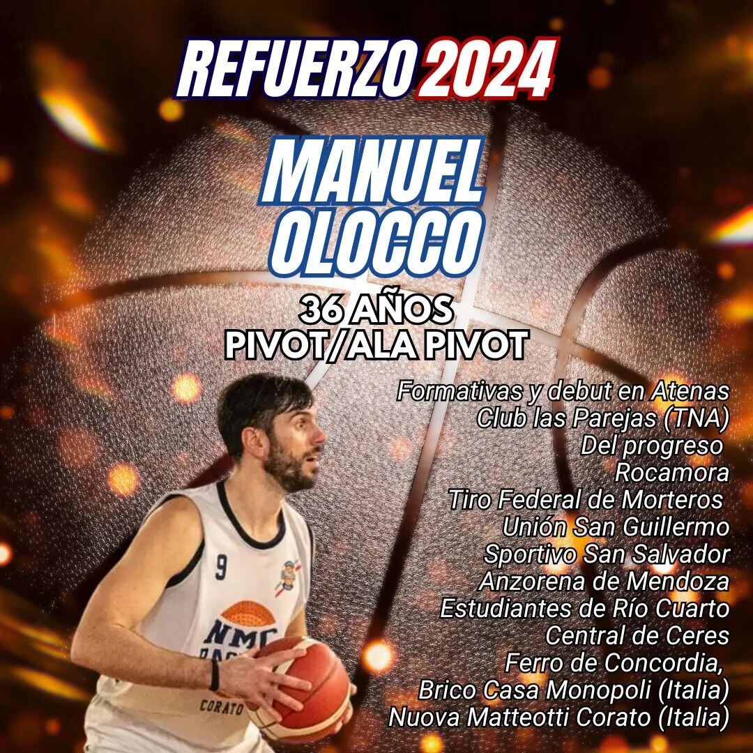 Manuel Olocco refuerzo Bochas Sport Club Colonia Caroya