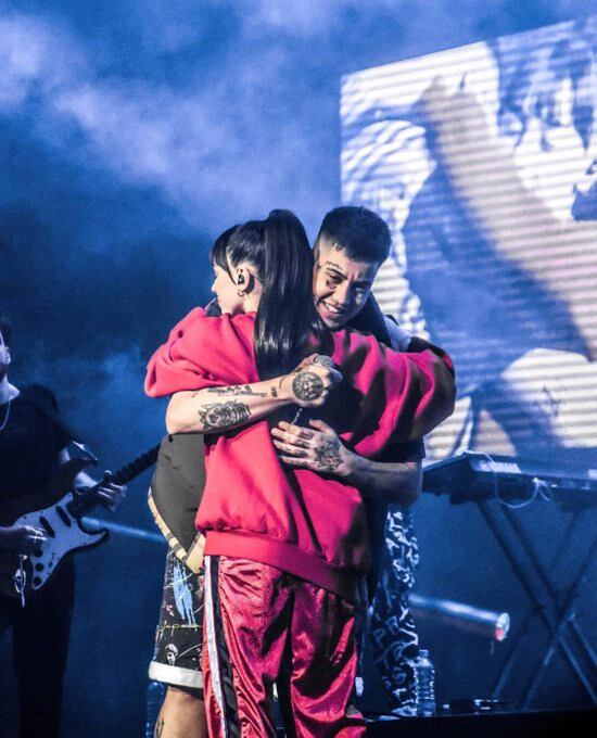 Duki y Nicki Nicole en el Gran Rex.