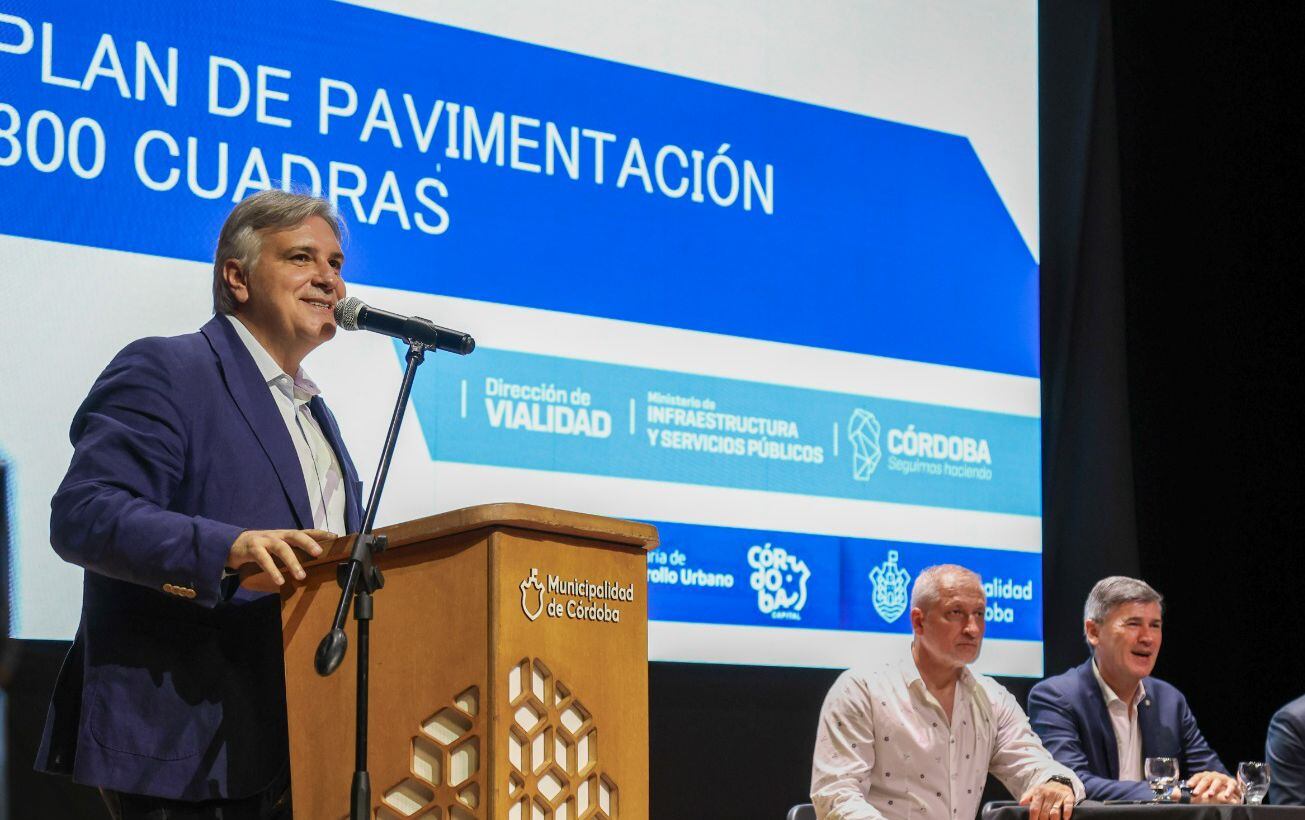 El gobernador Llaryora celebró el convenio entre la Provincia y la Municipalidad de Córdoba. (Gobierno de Córdoba)