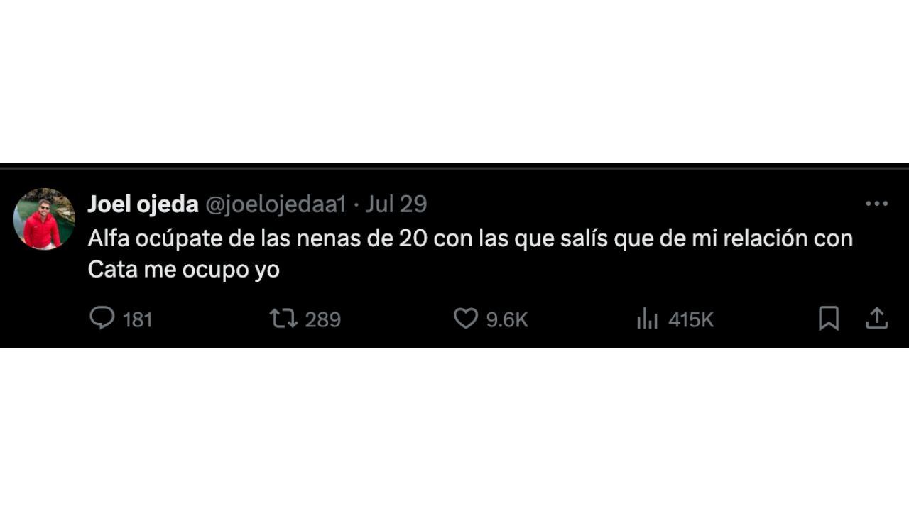 Respuesta de Joel Ojeda.