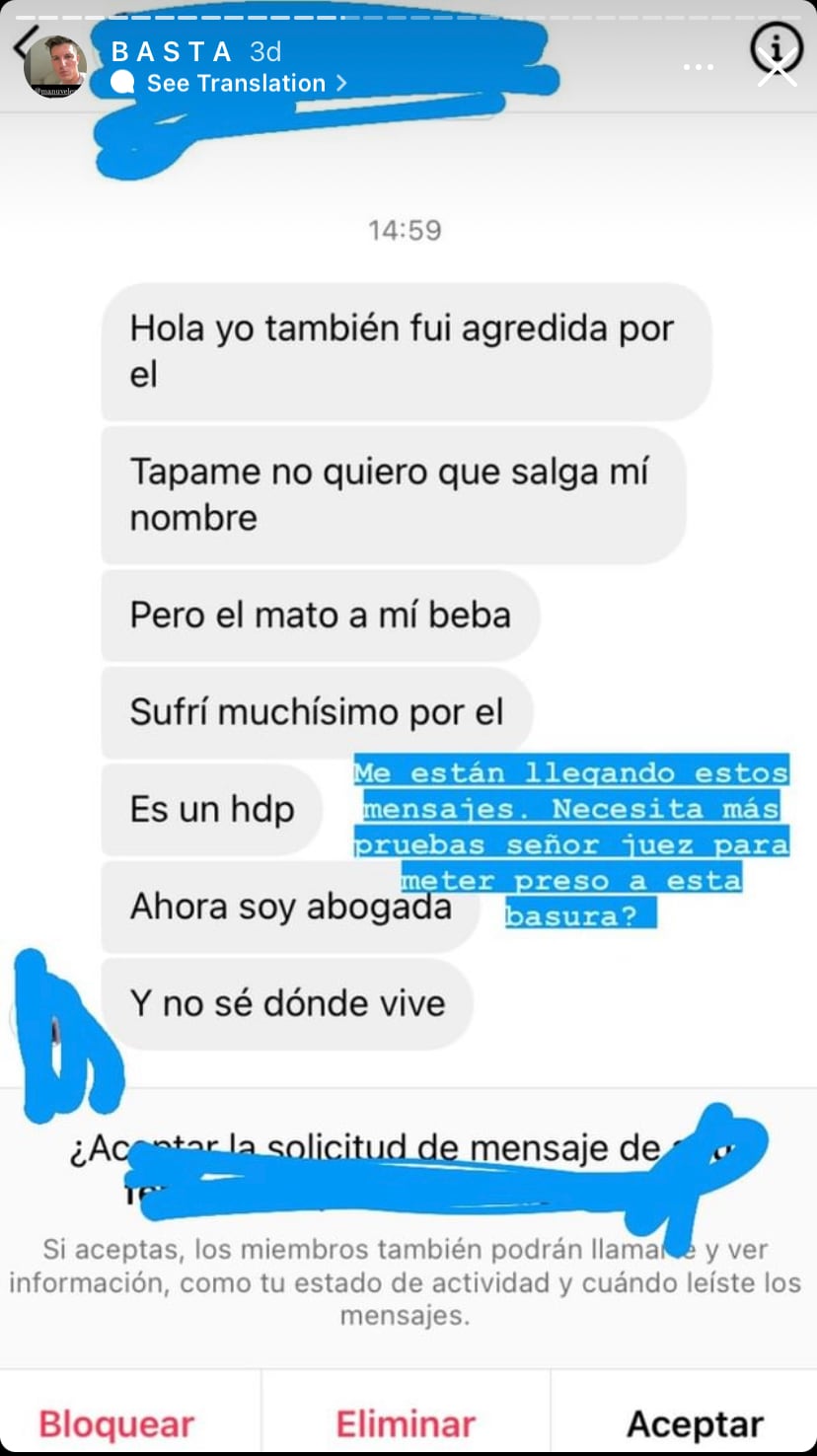 Otras mujeres expresaron haber sufrido violencia por la mano de su expareja.