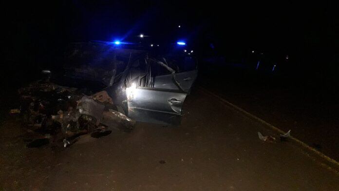 Siniestro fatal en Santa Rita: un hombre falleció tras salir despedido del automóvil.