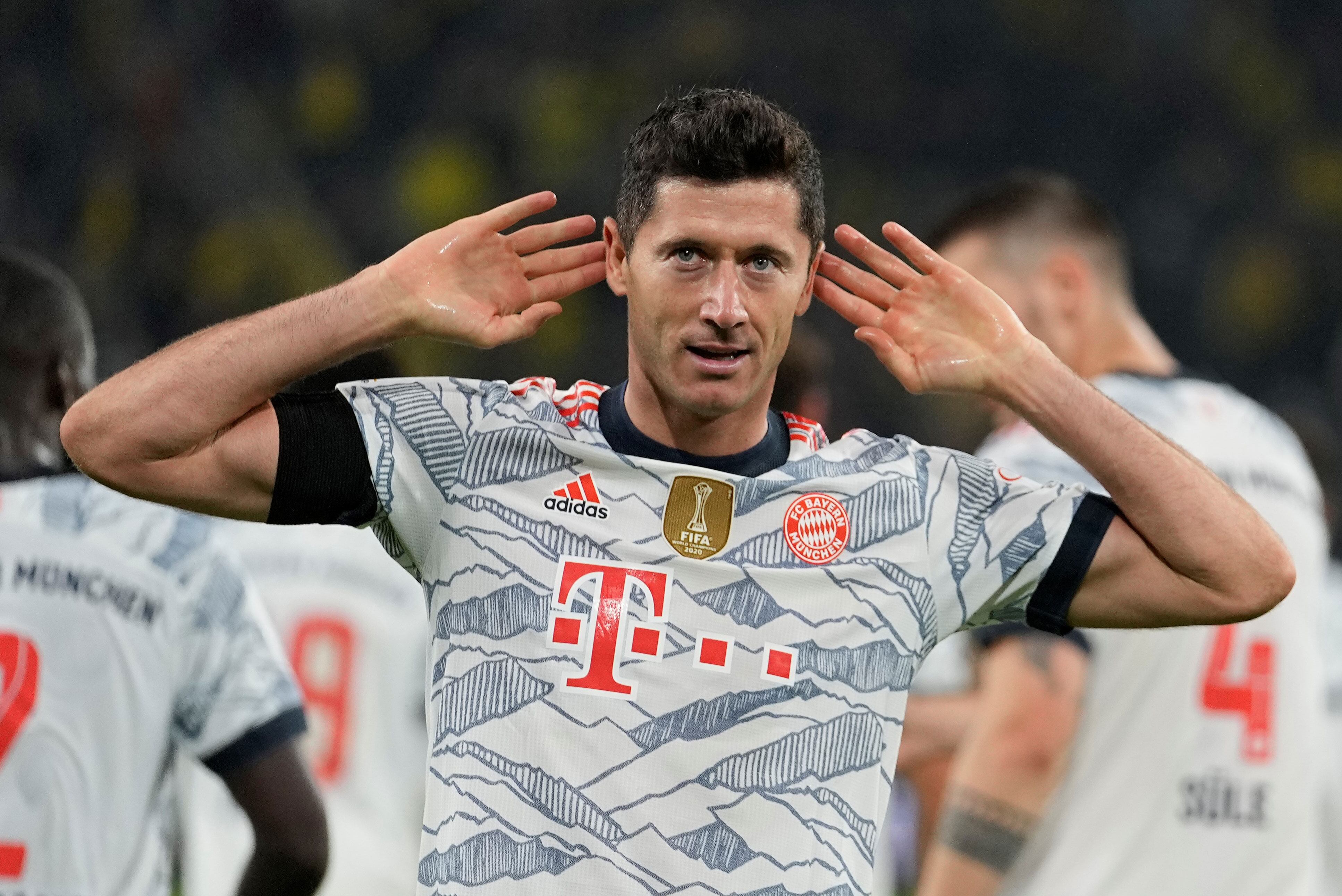 Robert Lewandowski, el delantero polaco del Bayern Munich de Alemania. (AP)