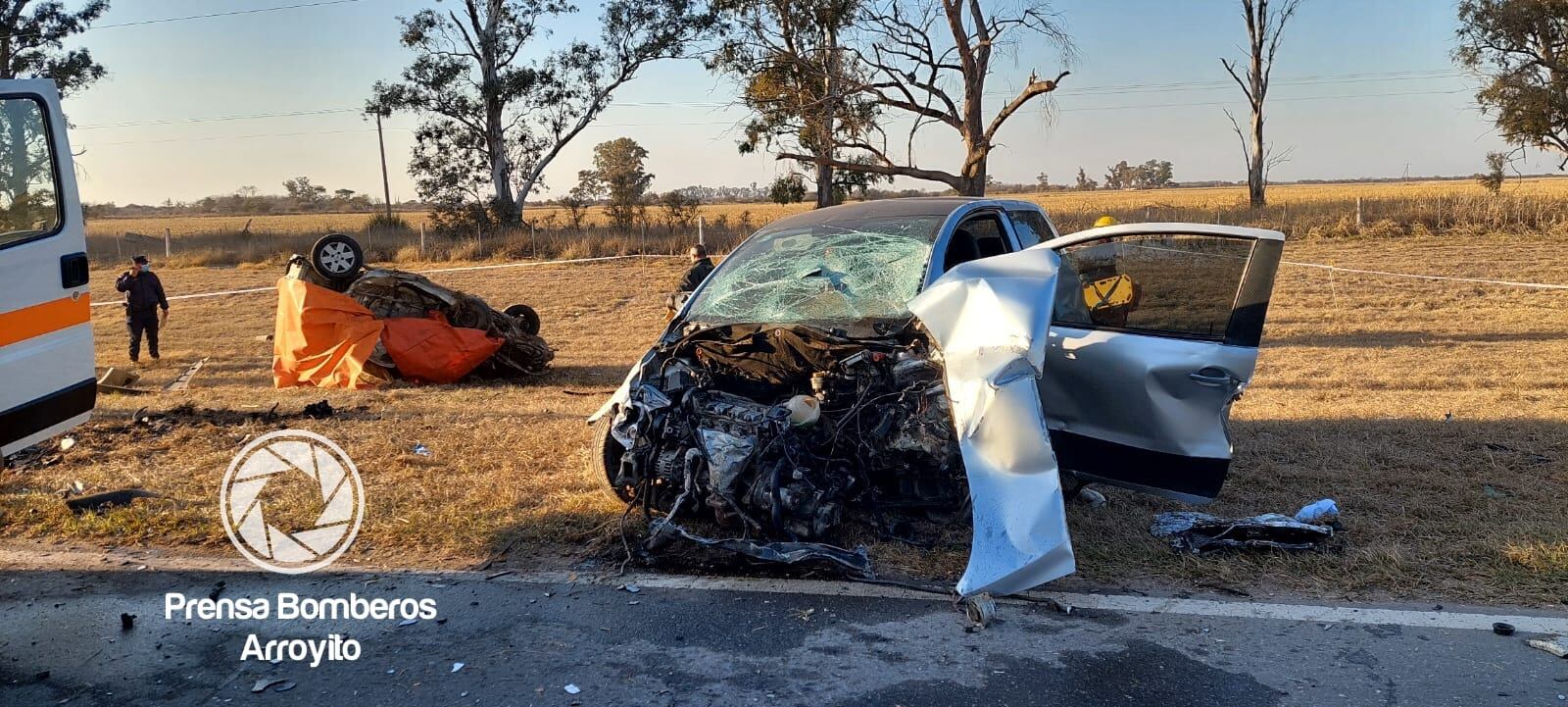 Accidente Ruta 19 El Fuertecito donde falleció un joven de 19 años