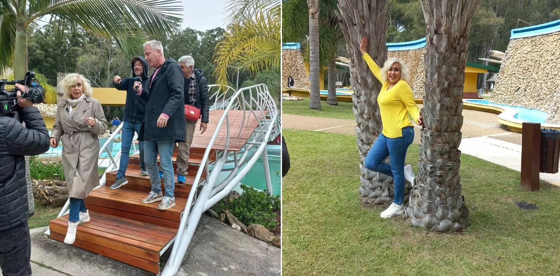 Los conductores en las Termas del Ayuí