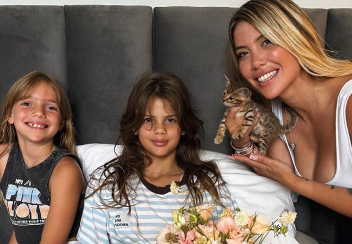 El polémico video de una de las hijas de Wanda Nara en un cuatriciclo que causó indignación