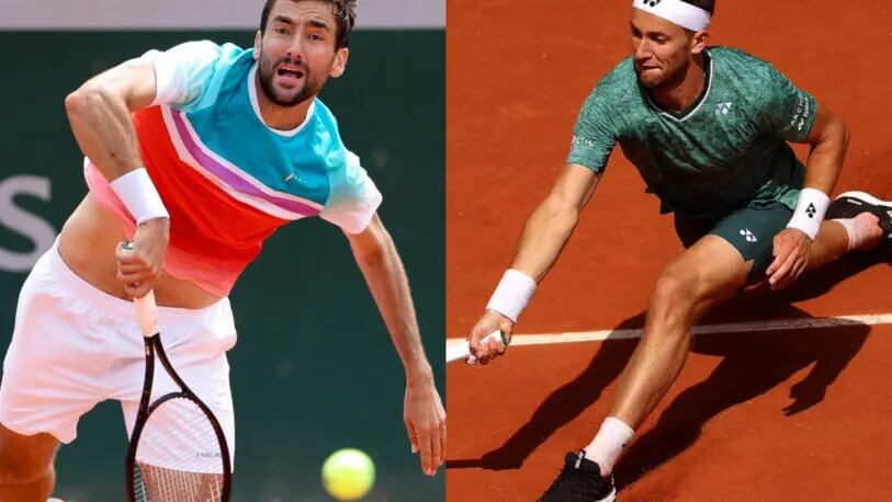 La activista ingresó en el encuentro por semifinales entre el noruego Casper Ruud y el croata Marin Cilic.