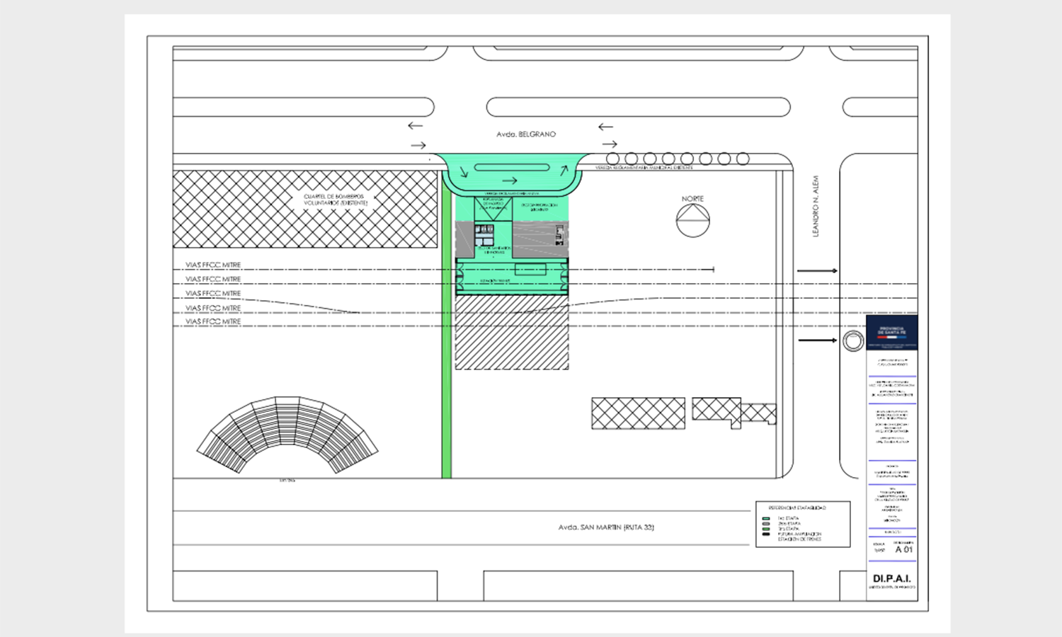 Licitación para la obra del Museo Ferroviario de Pérez  (web Gobierno de Santa Fe)