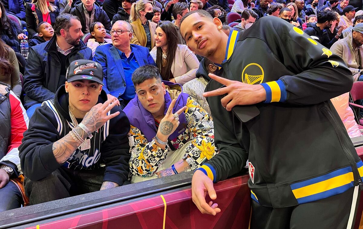Duki estuvo en el evento de NBA All Stars y visitó el Rock and Roll Hall of Fame