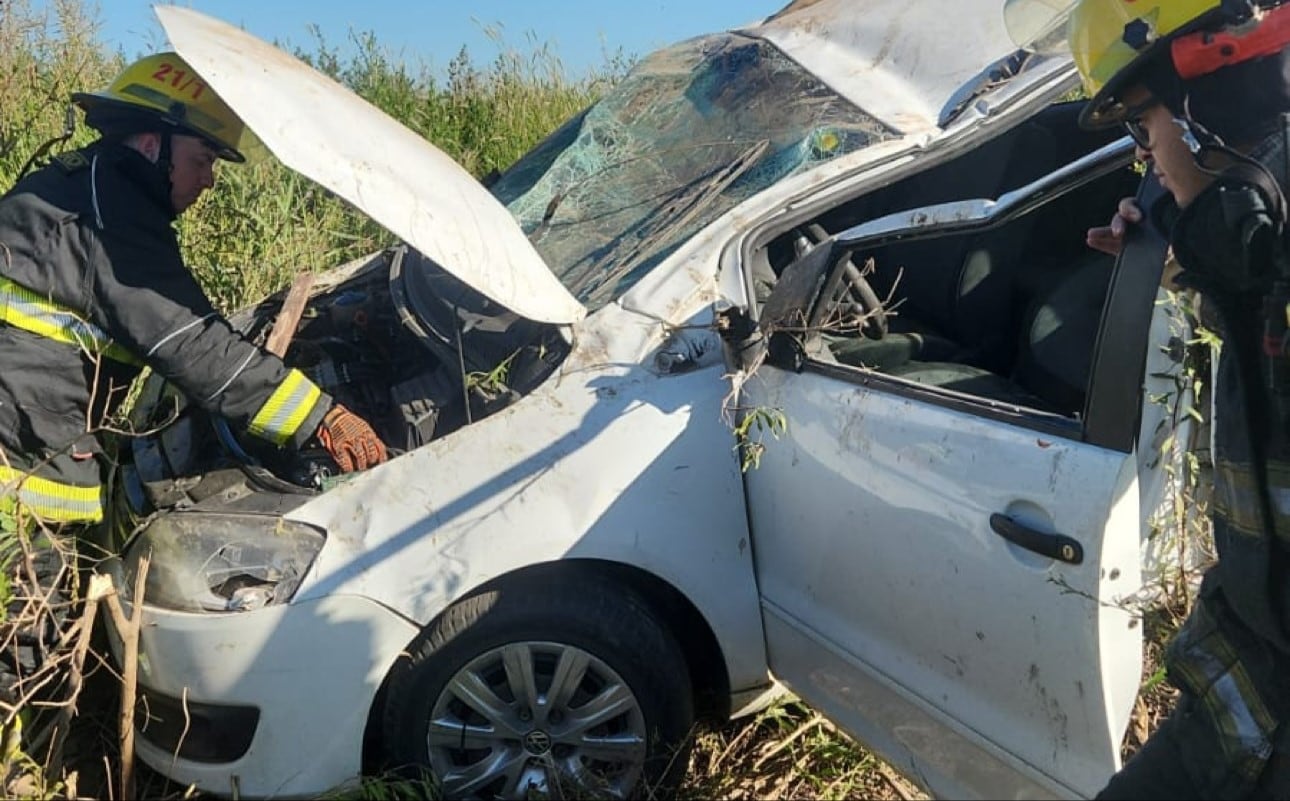 Accidente autopista 19 entre Arroyito y El Tío