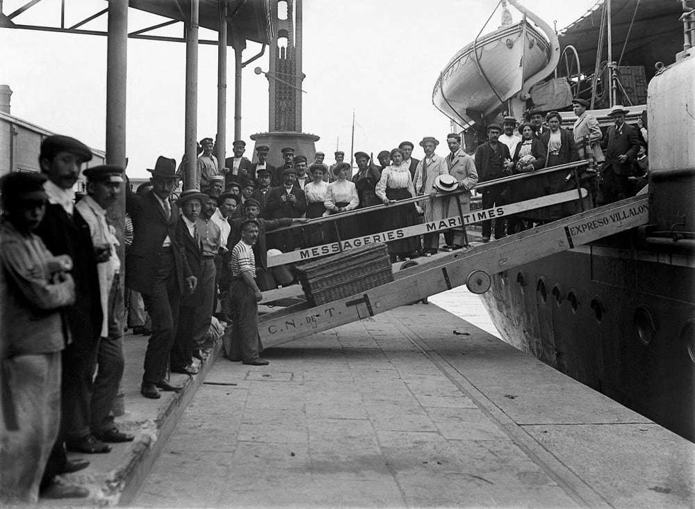 Inmigración hasta Argentina.