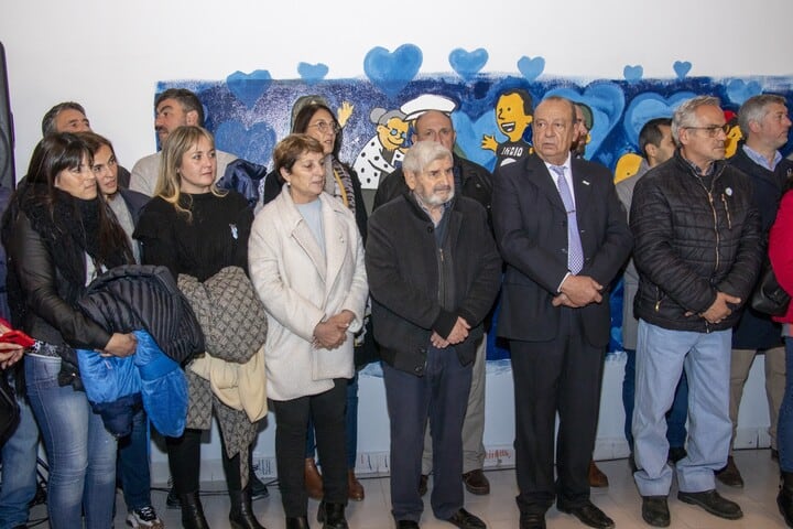 Claudia Cittadino de Compromiso Vecinal presente en el Acto oficial por el 9 de julio