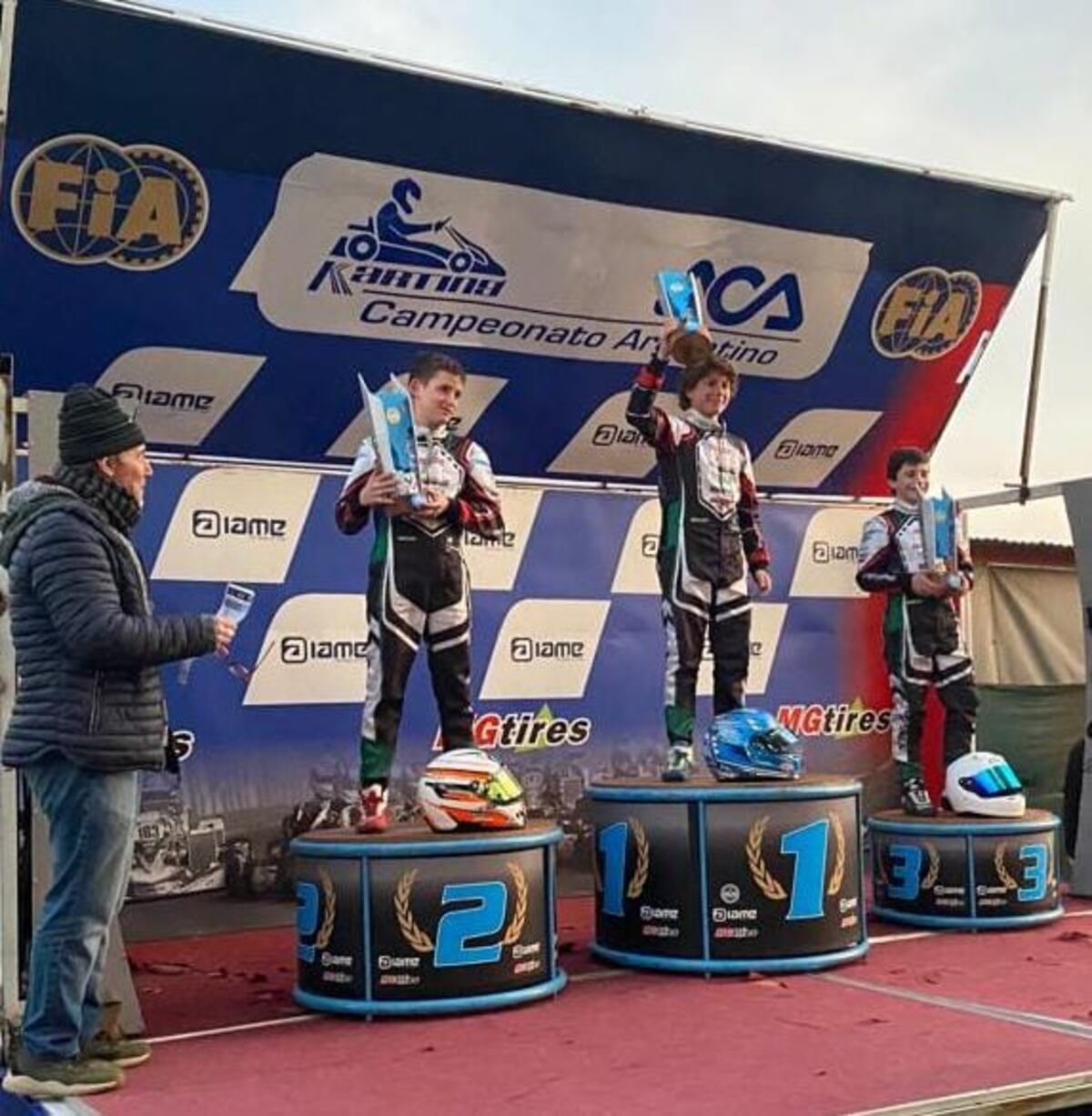 Fausto Arnaudo logró el subcampeonato en el Nacional de Karting en Zarate