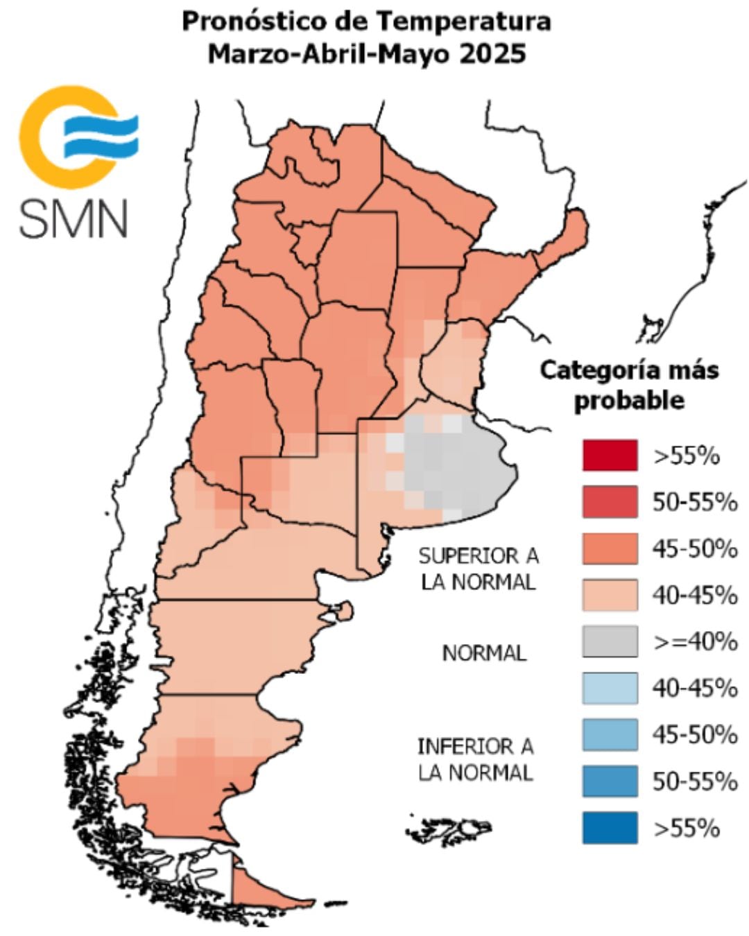 El clima en los próximos 3 meses