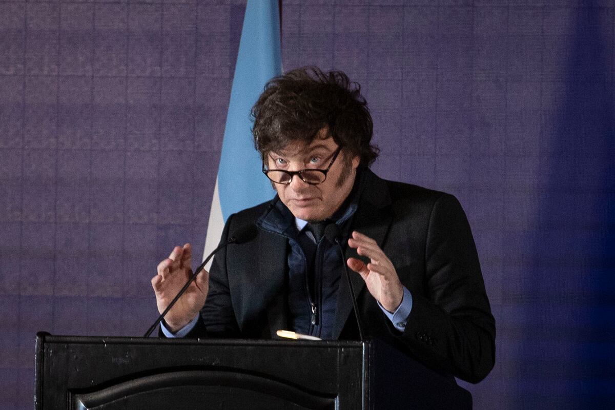 Milei en Rosario: “Los jubilados están mucho mejor ahora”