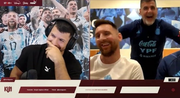 El stream del Kun Agüero