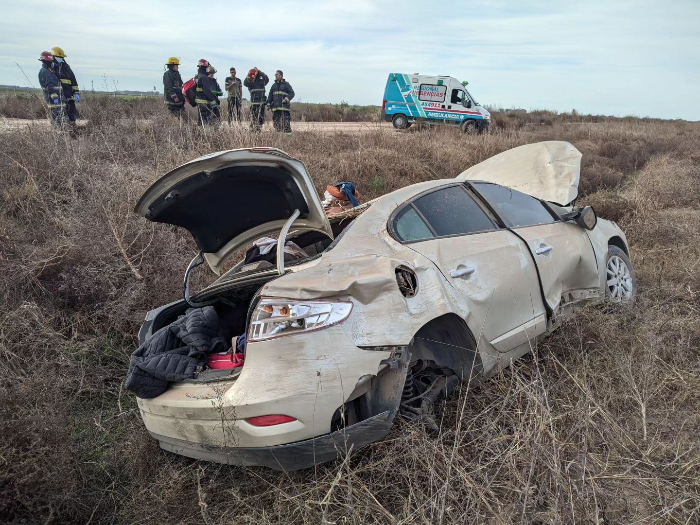 Accidente km 216 en la Autovía 19