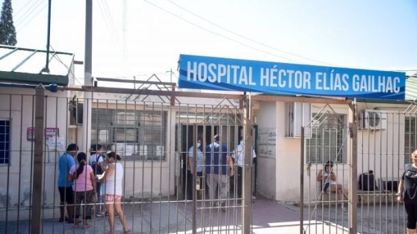 El hombre fue trasladado al Hospital Gailhac de Las Heras.