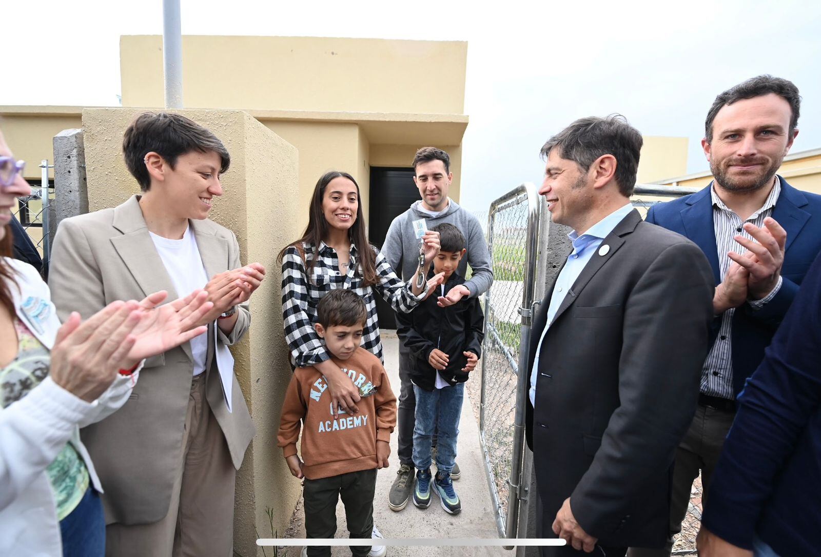 Axel Kicillof en Gonzales Chaves