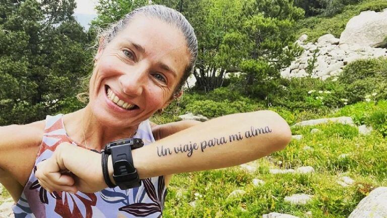 Silvina "Chila" Pérez, la mendocina que quedó segunda entre las mujeres que corrieron por el Himalaya.