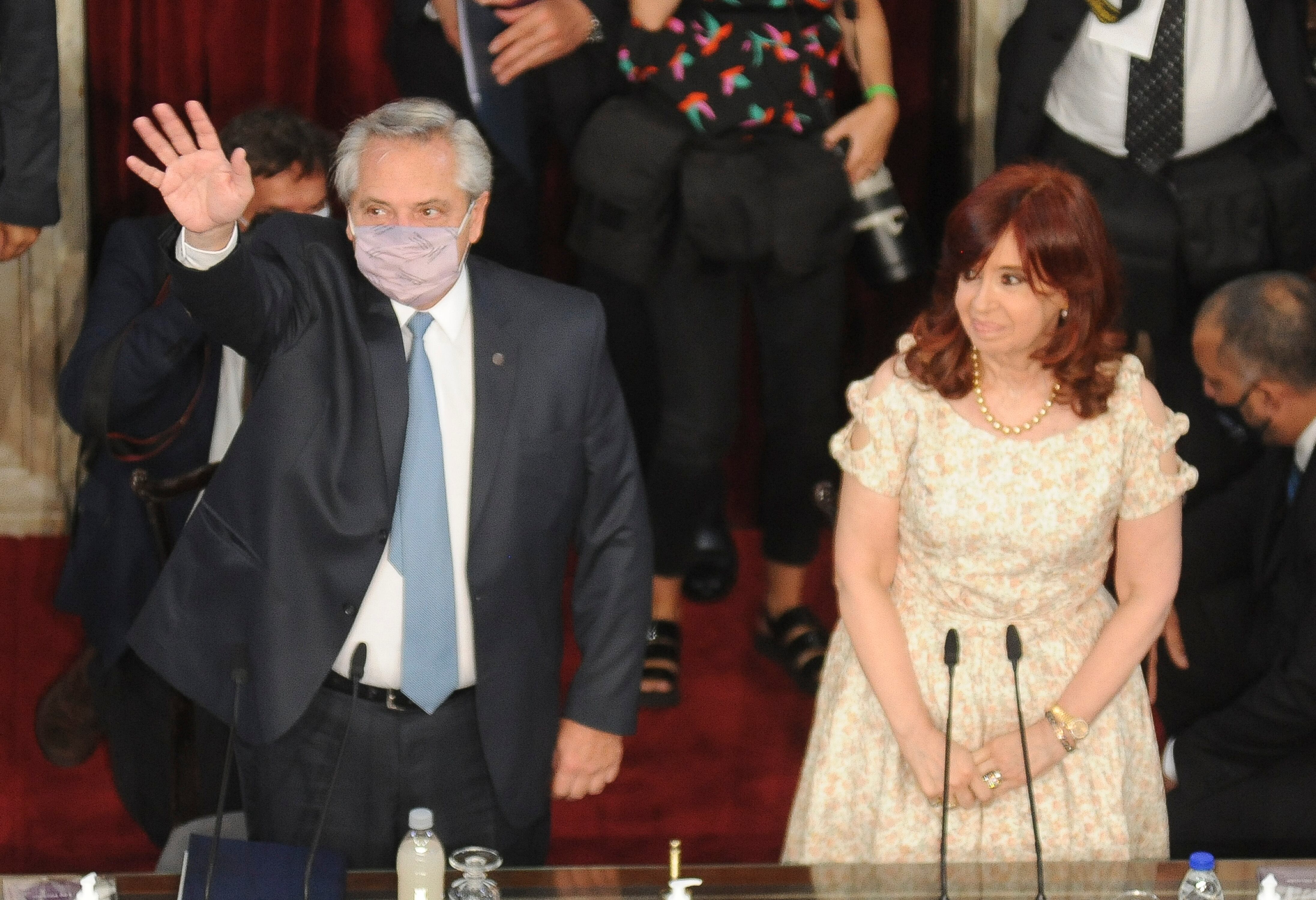 Alberto fernandez
Cristina fernandez de kirchner
congreso de la nación 
argentina
Fotos Federico Lopez Claro