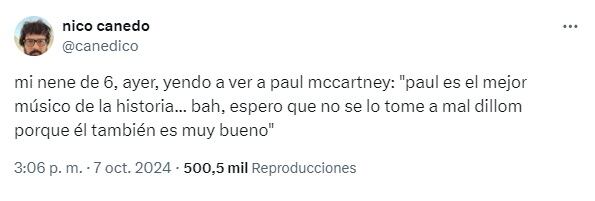 La preocupación de un nene de 6 años por Dillom.