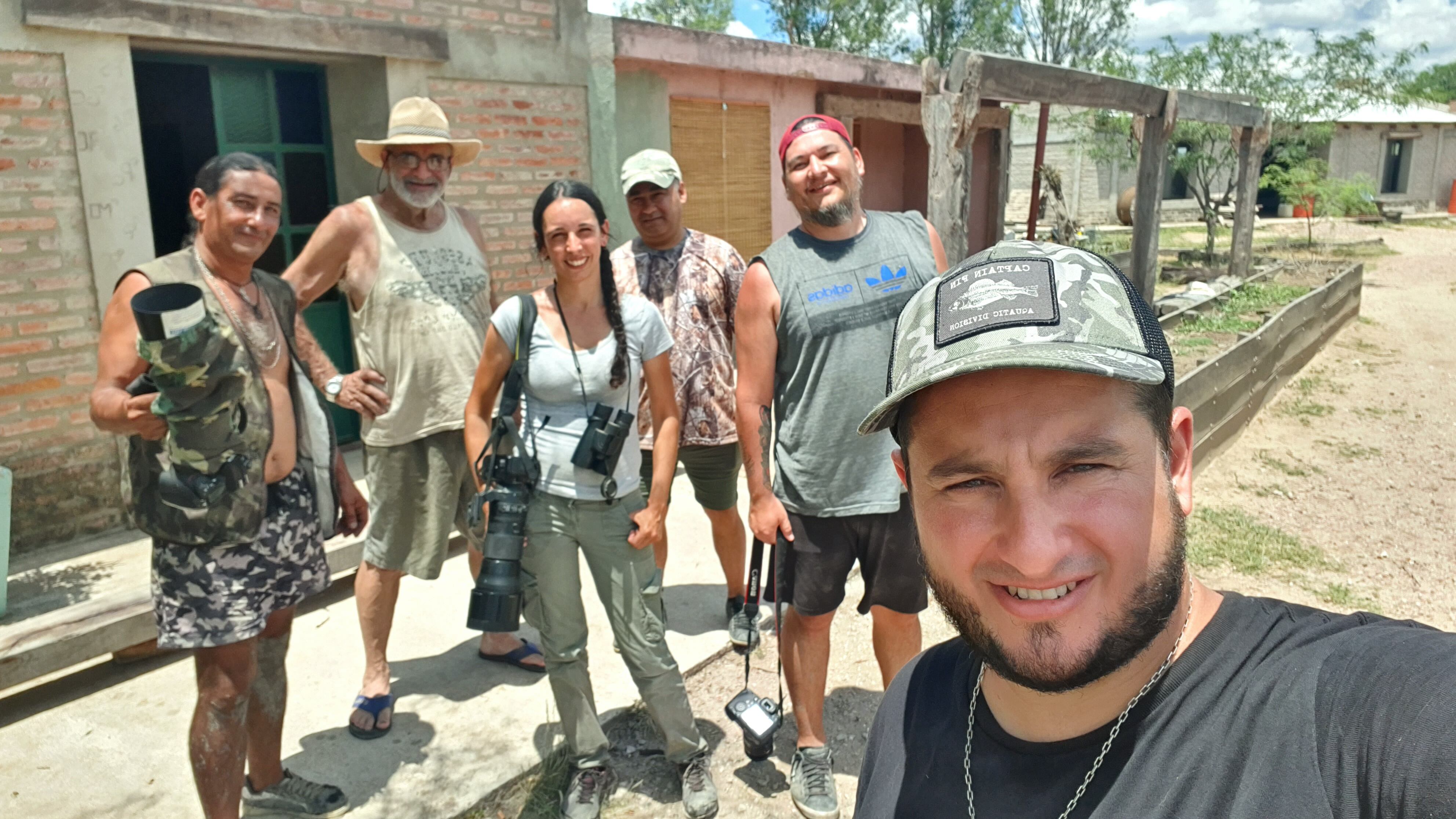 De Izq. a der. Hugo Giraudo, Jorge Sanz, Yanina Druetta, Alejandro Ferreyra, Gabriel Casado y Santiago Bertola