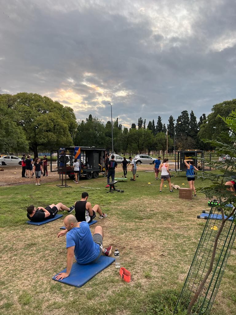 El deporte es protagonista en la vida de Santi.