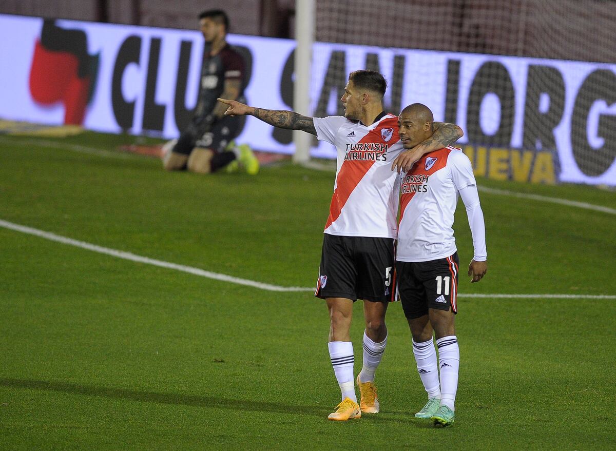River goleó 3-0 a Lanús por la tercera fecha de la Liga Profesional