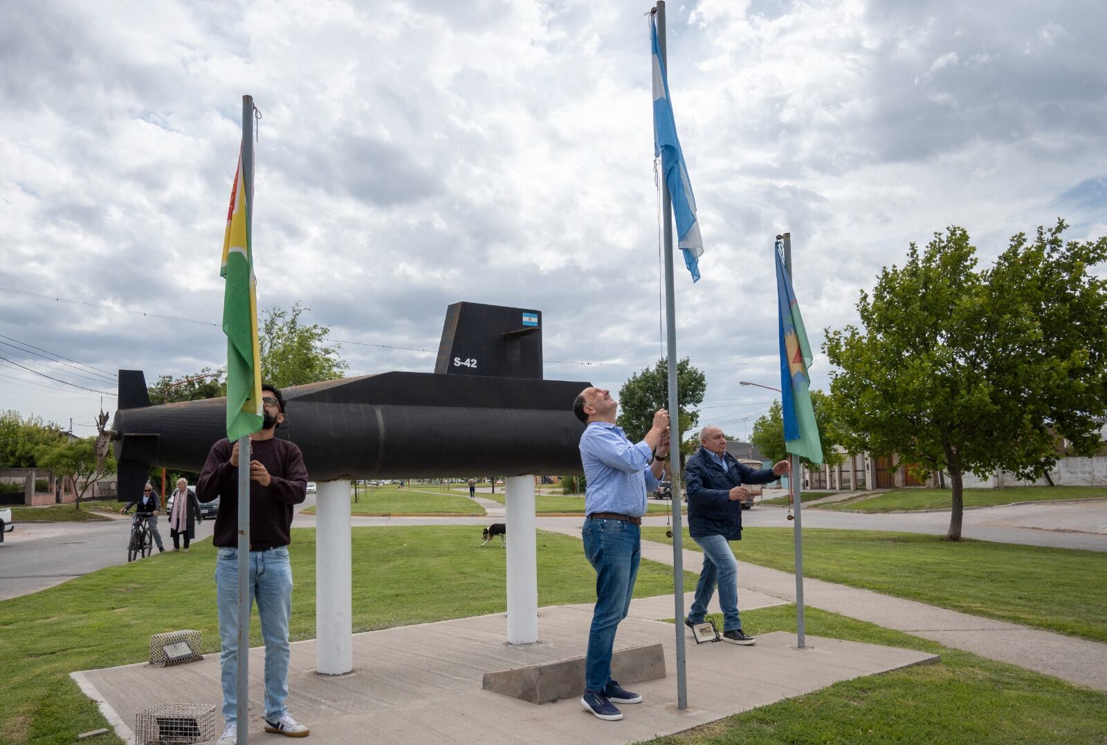 Homenaje a los héroes del ARA San Juan