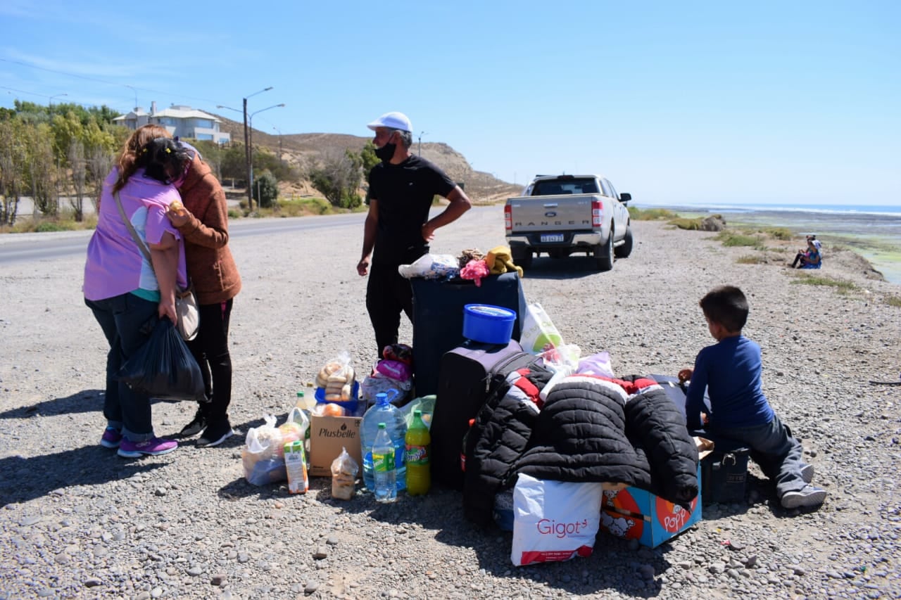 La familia no podía volver a su provincia desde el inicio de la pandemia.