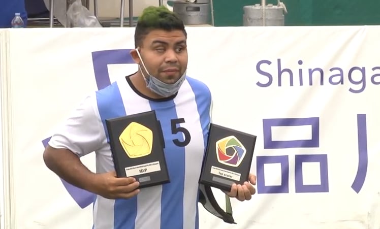 El jugador argentino, Maxi el "Tanque" Espinillo fue la figura y goleador del Grand Prix que se desarrolló en Tokio, Japón.