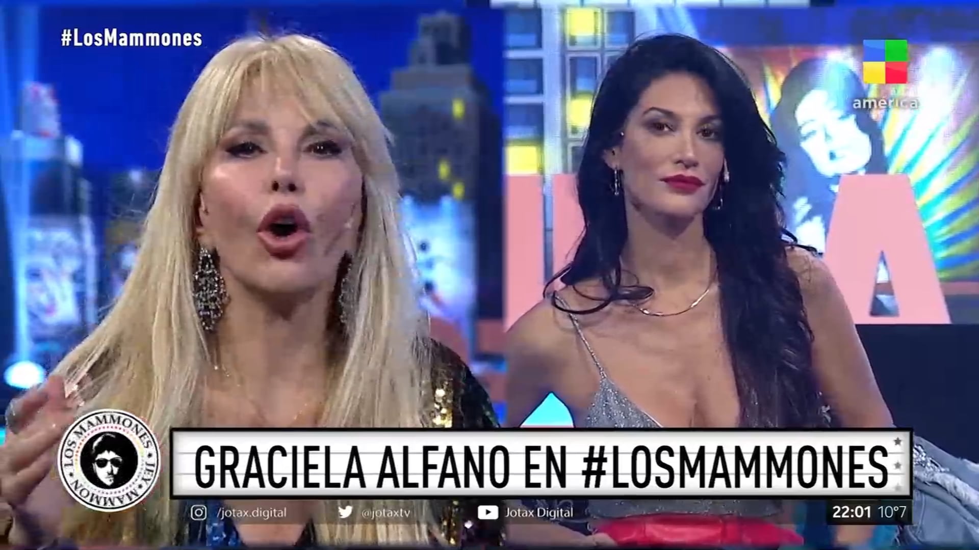 Graciela Alfano y Silvina Escudero se cruzaron en Los Mammones.