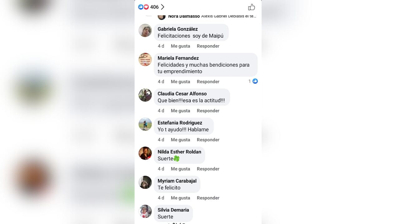 La joven estudiante compartió su iniciativa a través de Facebook y los usuarios la llenaron de comentarios positivos