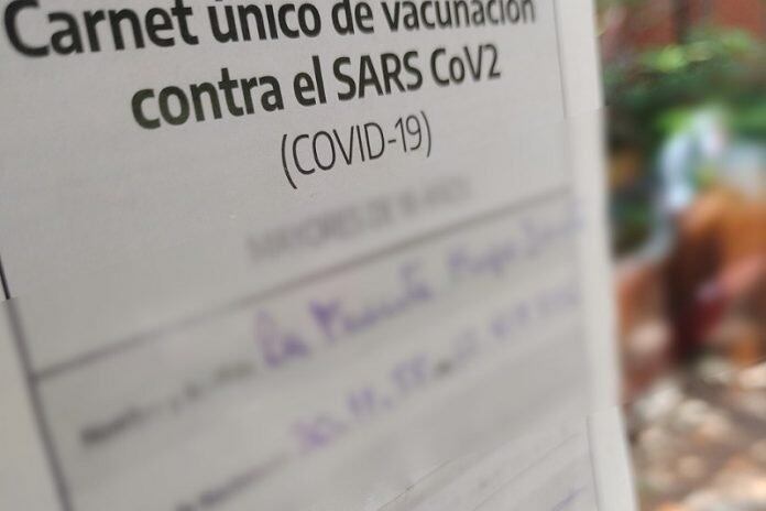 Certificado de vacunación. Pase Sanitario