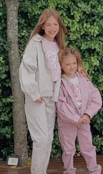 Las hijas de Evangelina Anderson participaron de una producción de fotos para la marca de Antonela Roccuzzo.