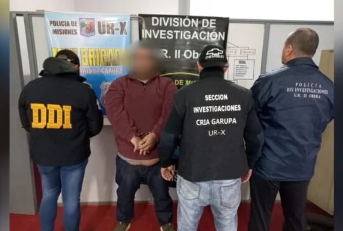 Oberá: bajo estafa del “cuento del tío”, detienen a un individuo con frondoso prontuario delictivo.