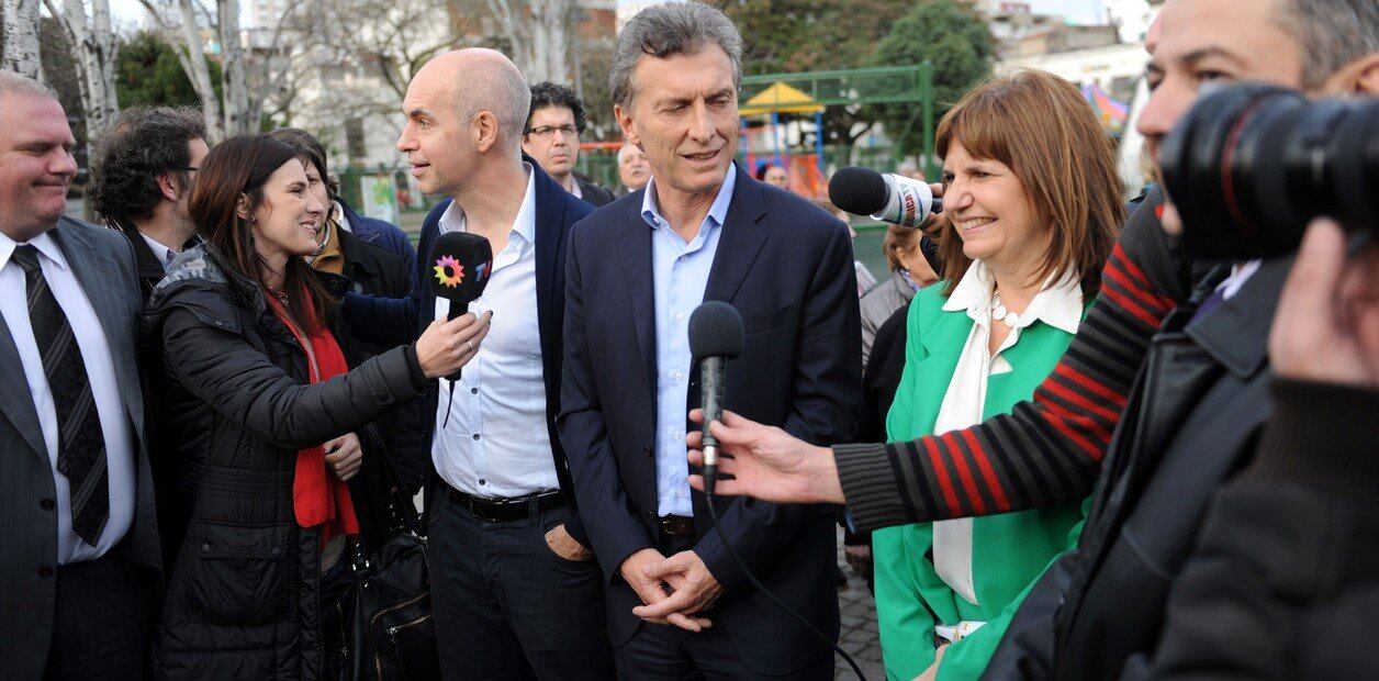 Horacio Rodríguez Larreta, Mauricio Macri y Patricia Bullrich