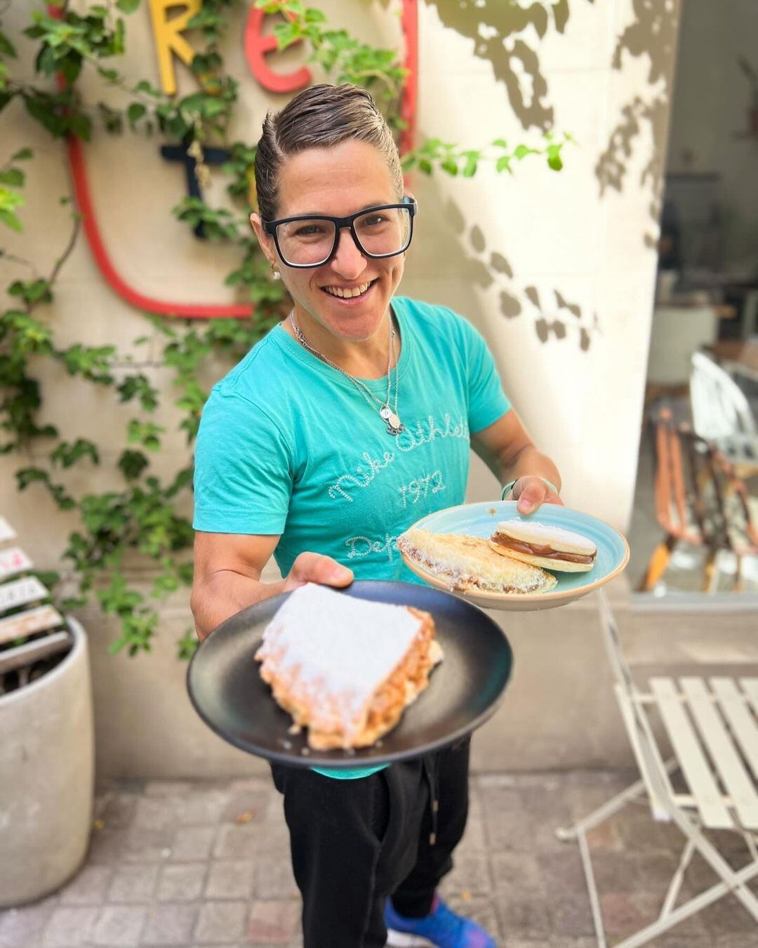 La cafetería de la campeona en judo está en San Fernando.