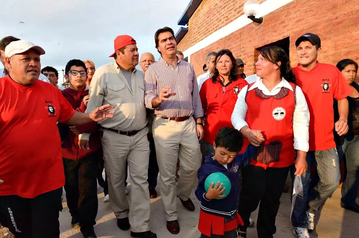 Emerenciano Sena y Jorge Capitanich, gobernador de Chaco y ex jefe de gabinete. - Gentileza