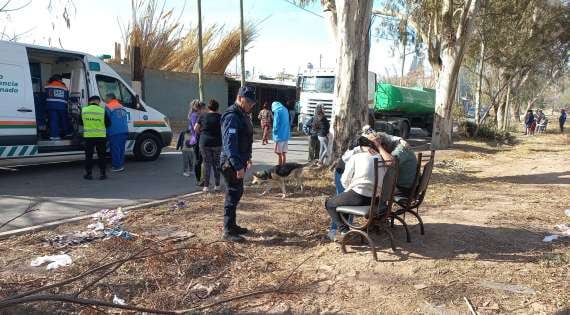 Se incendió la casa de dos jubilados en Las Heras