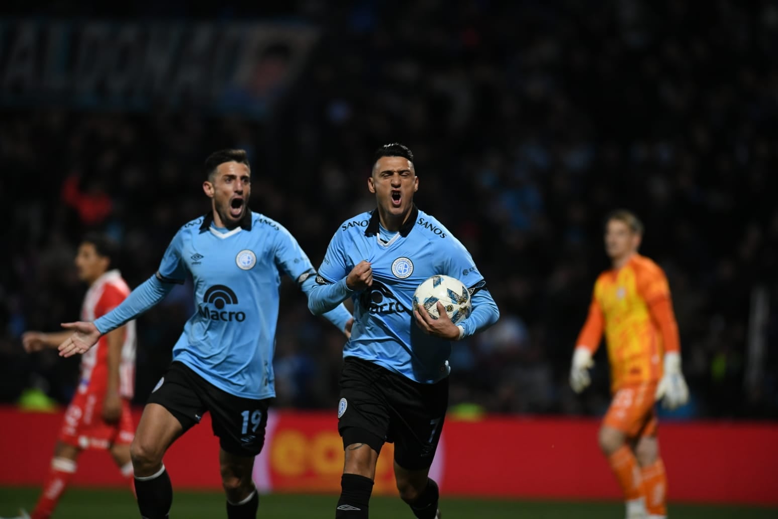 Belgrano empató 1-1 con Unión en el Gigante de Alberdi por la Liga Profesional. (Facundo Luque / La Voz)